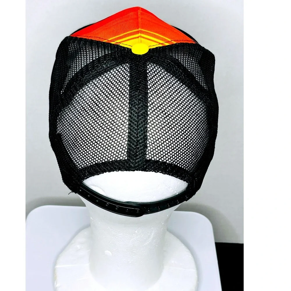 Adventure On The Seas Baseball Hat Cap Sailfish‎ Marlin Striped Mesh Fishing